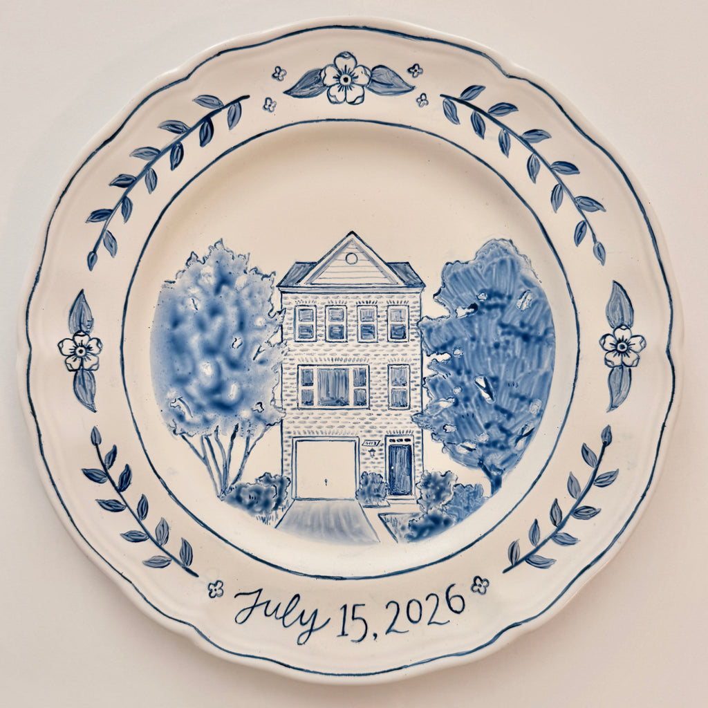 Custom Painted Plate